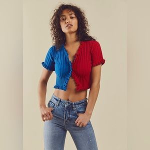 Find me now Colorblock Cardi Size M